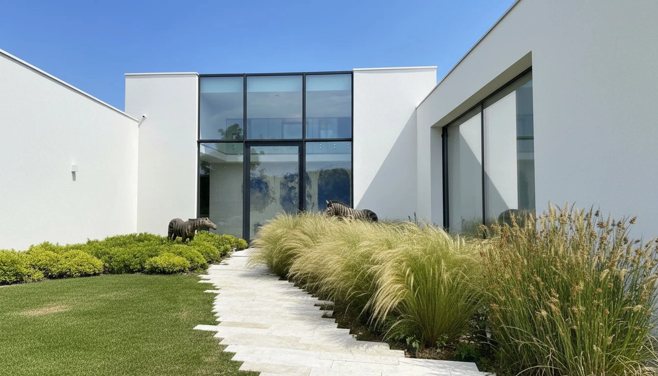 Scène extérieure sur terrasse en bois, personne nettoyant une piscine ou spa avec jets d'hydromassage actifs